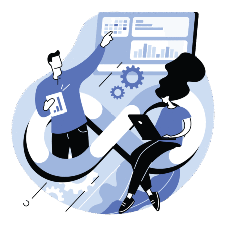 technology consulting services illustration